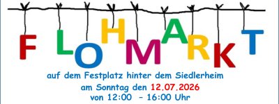 Flohmarkt am Siedlerheim